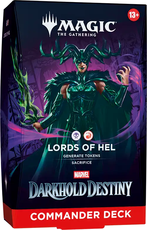 Commander kaladė Lords of Hel