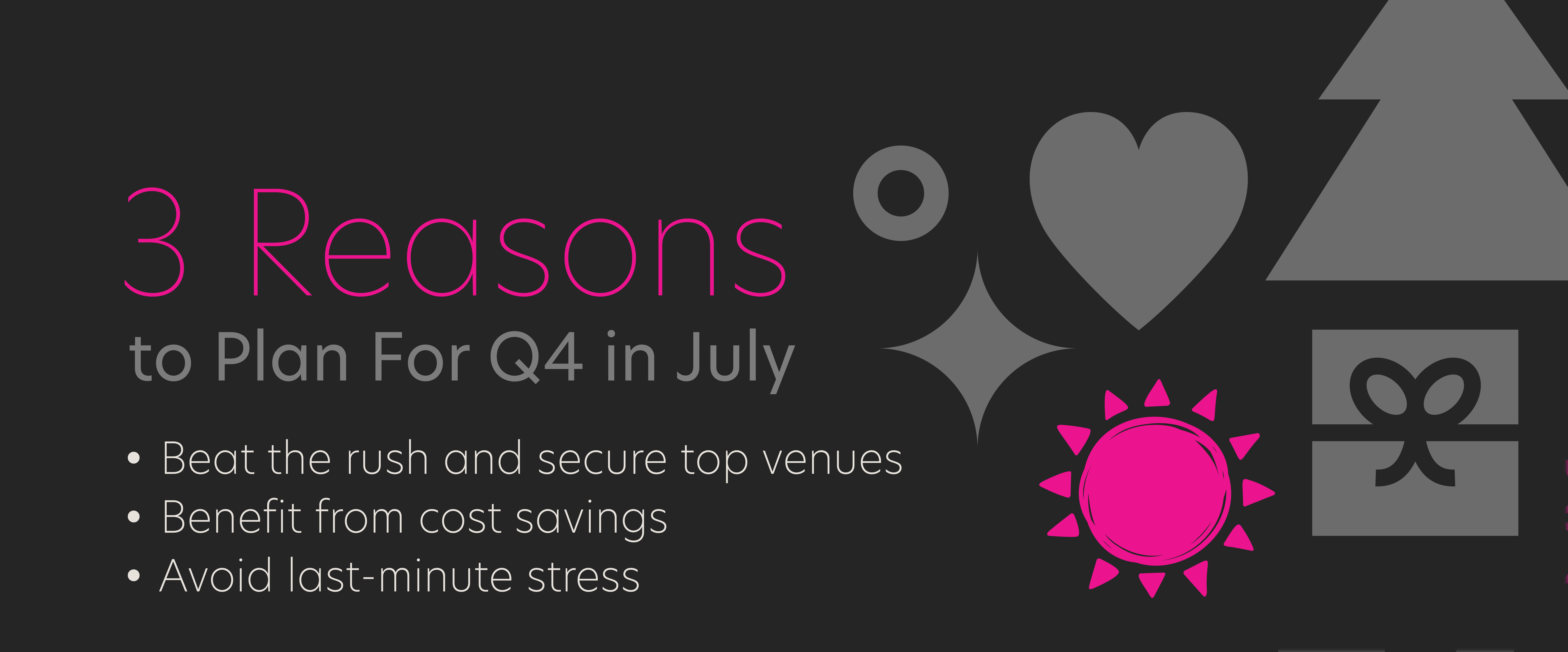 Christmas Planning in July