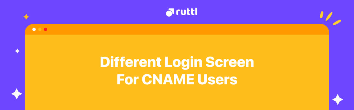 Different Login Screen For CNAME Users