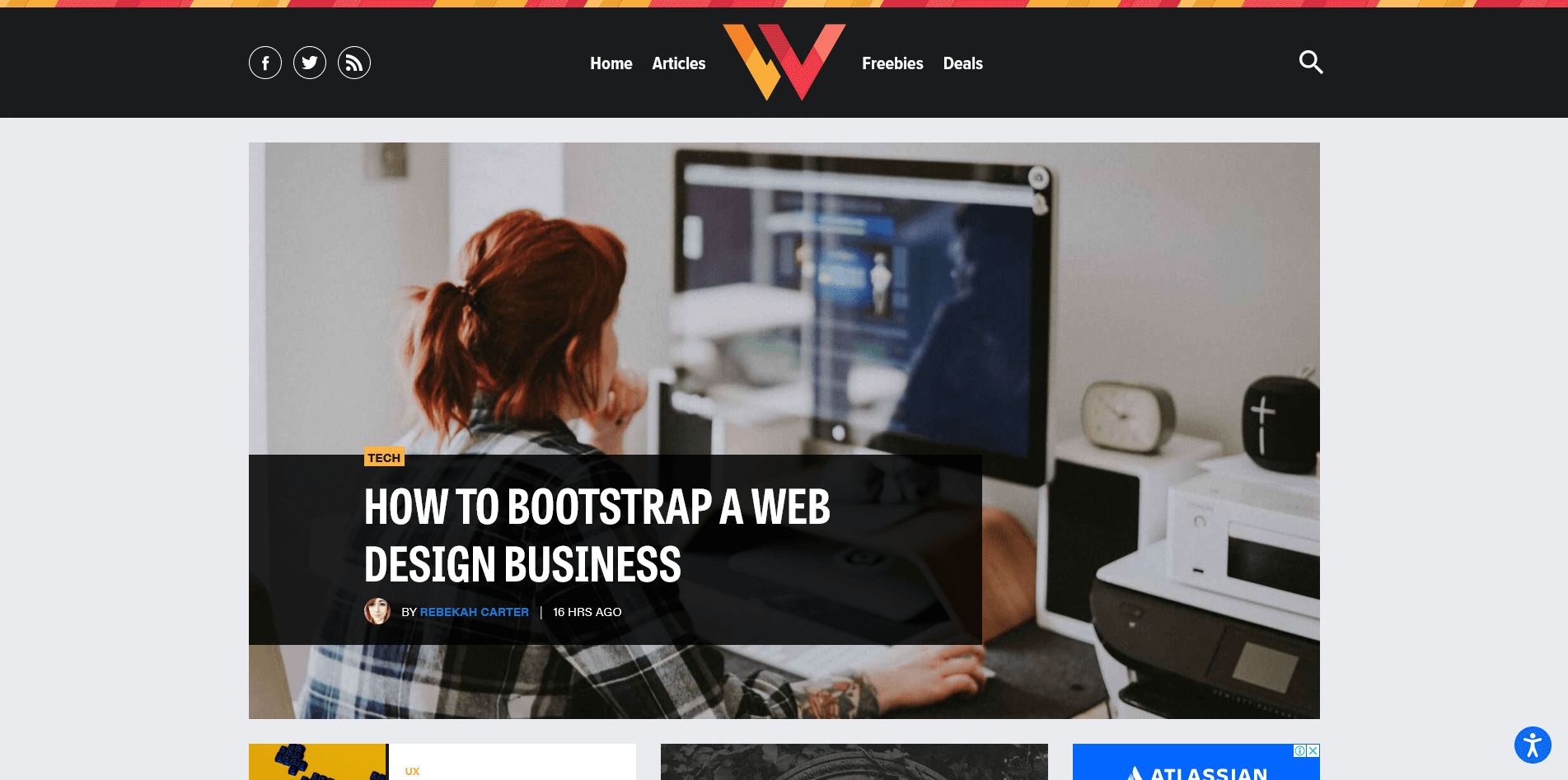 webdesigners depot website