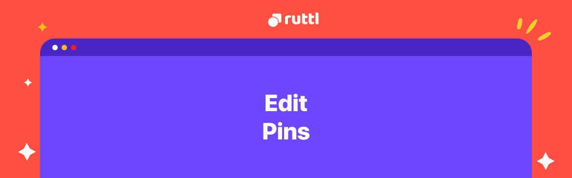 Introducing edit pins in ruttl!