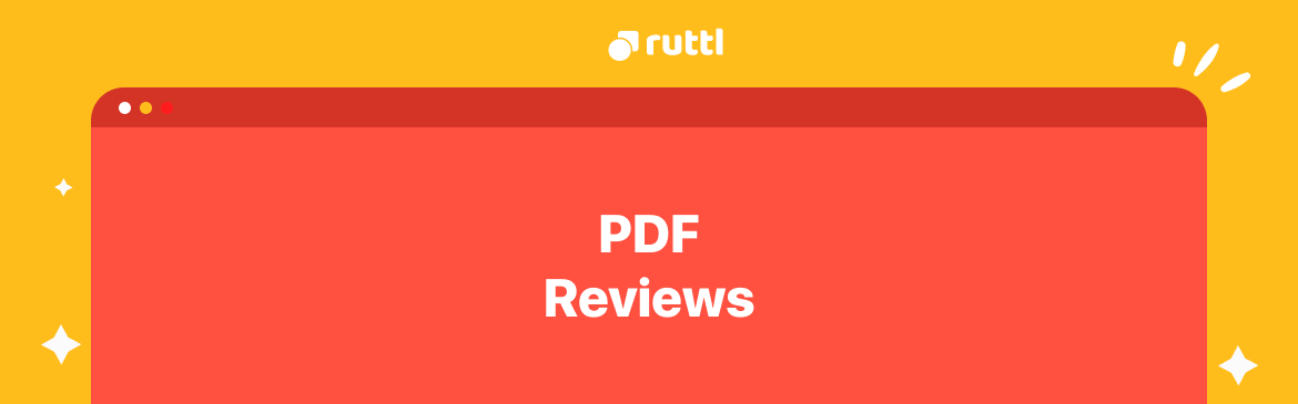 Now You Can Review PDF's inside ruttl!