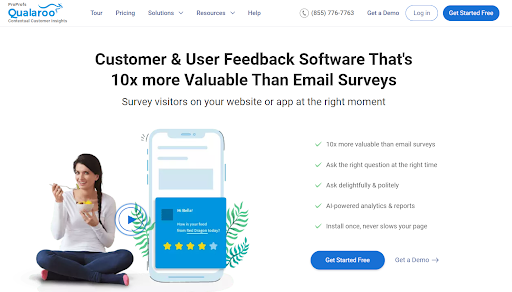 Qualaroo customer feedback tool