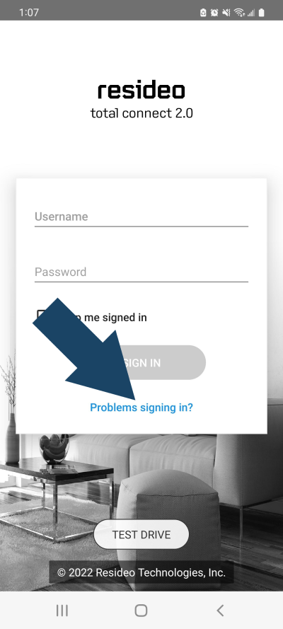 001 Launch App to Login Page