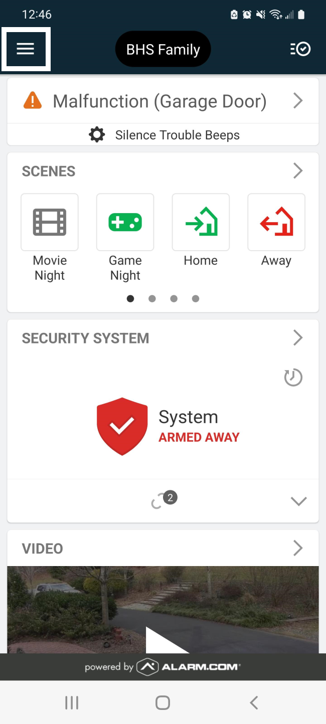 001a Brinks Home Security Mobile App Login