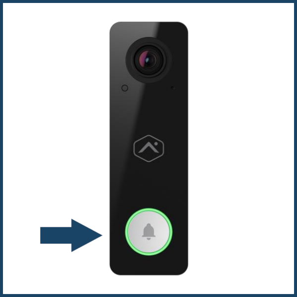 ADC-VDB750 Forward View (Doorbell Button Highlighted)
