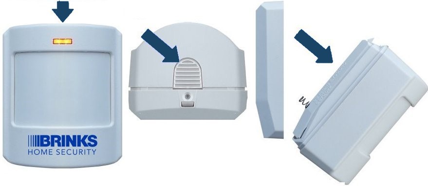 002a-b-c- 60-807-94R Motion Latch and Battery Compartment Interlogix