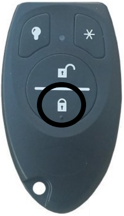 001 - Press lock button for stay arm