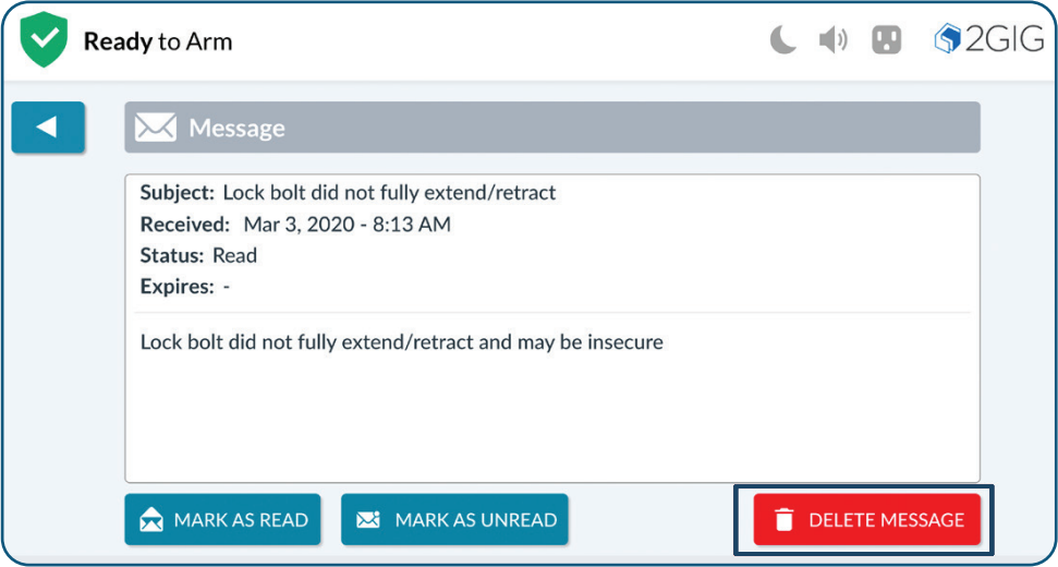 005.2 Sensor Status