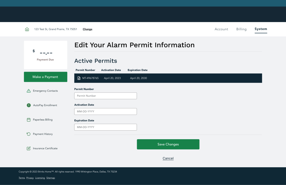 BH Customer Portal System Permit Expiring Soon 003b