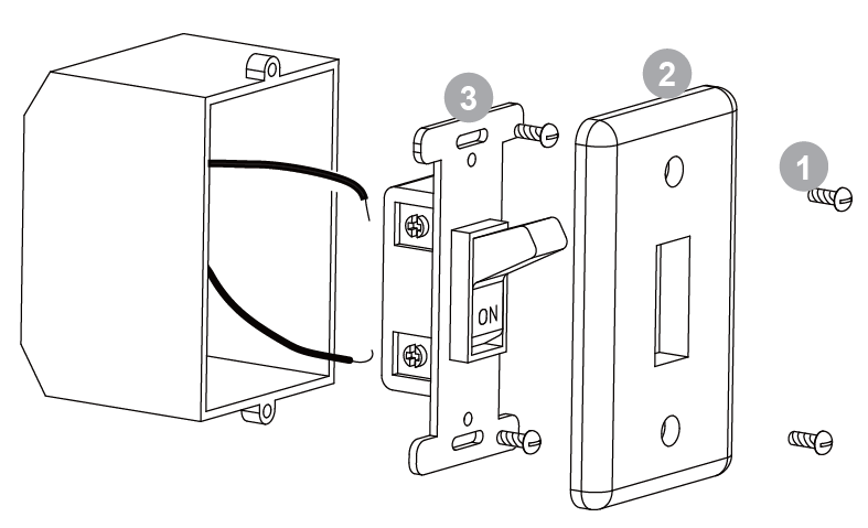 Step 2 Dismounting In Wall Box