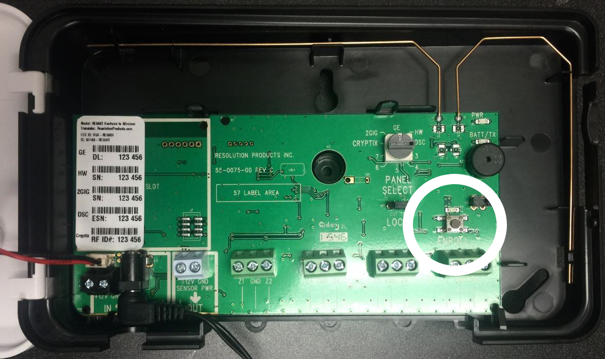 How to Program the RE508X to your Panel