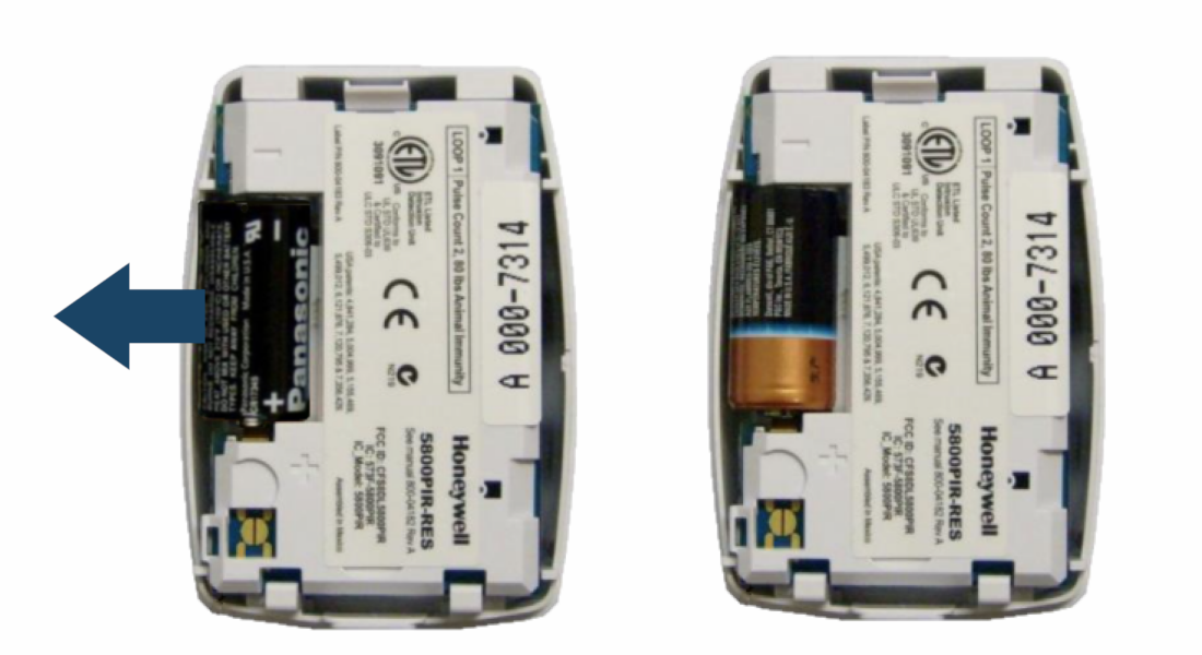 002 5800PIR-RES Batteries