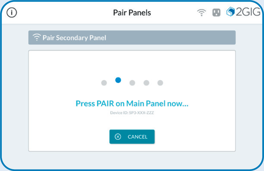 003 2GIG Edge-RMK Remote Wireless Pairing to Primary Panel