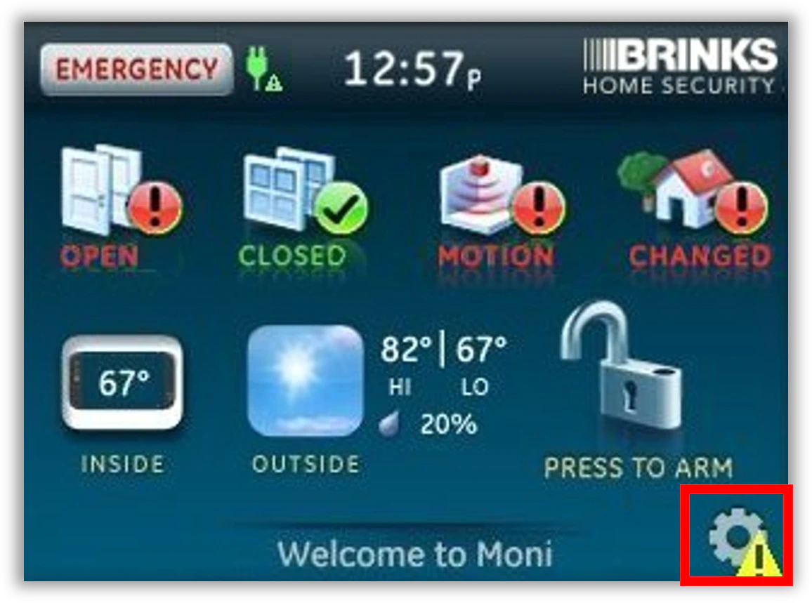 Settings Button