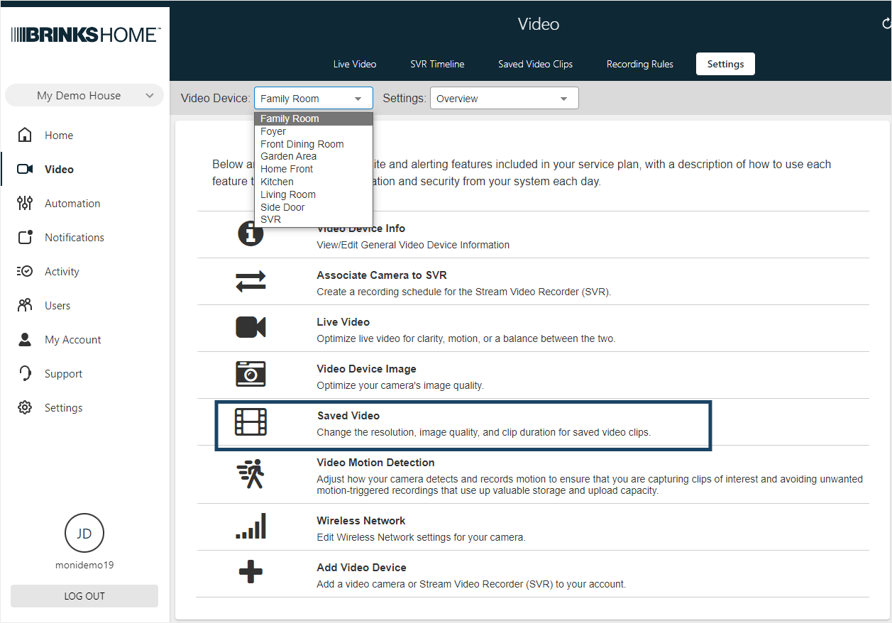 005b Brinks Home App Video Settings Page-Saved Videos