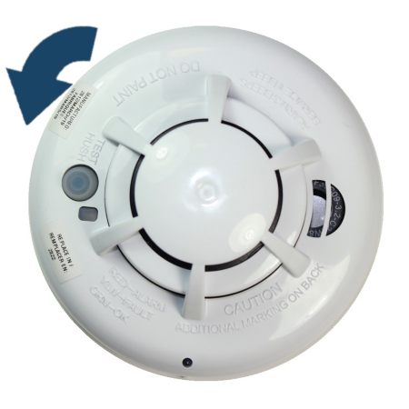 Smoke Detector Opening Brinks Security Simon XT