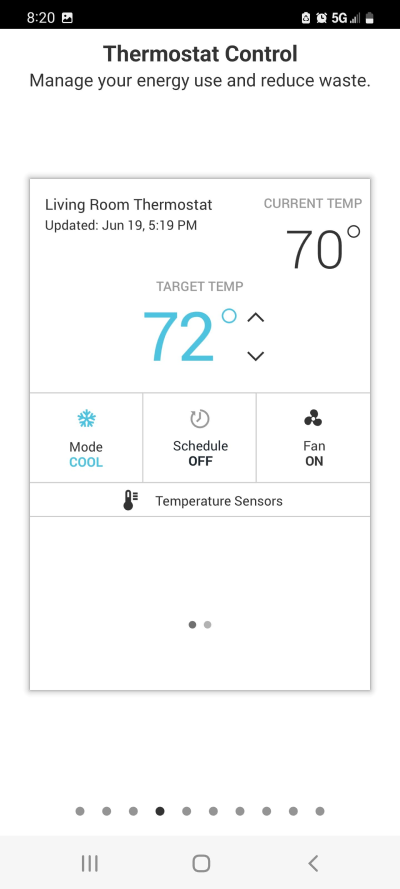 BH Mobile App-Menu-Tour 4-Thermostat Control