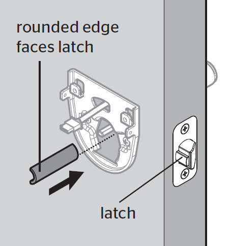 910 Kwikset Deadbolt Install Spindle