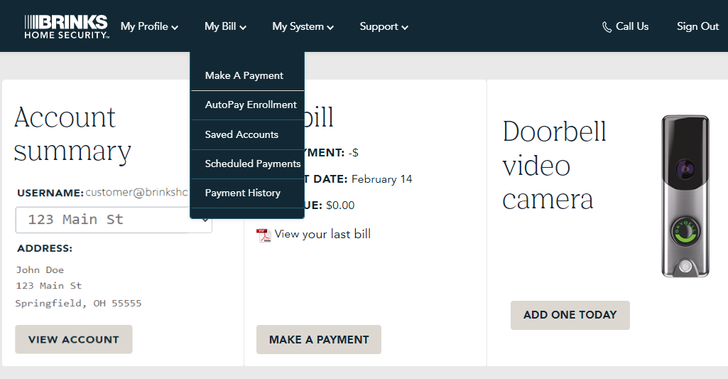 Monitronics Bill Pay Online Login