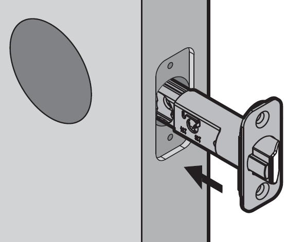 910 Kwikset Deadbolt Install Latch and Strike