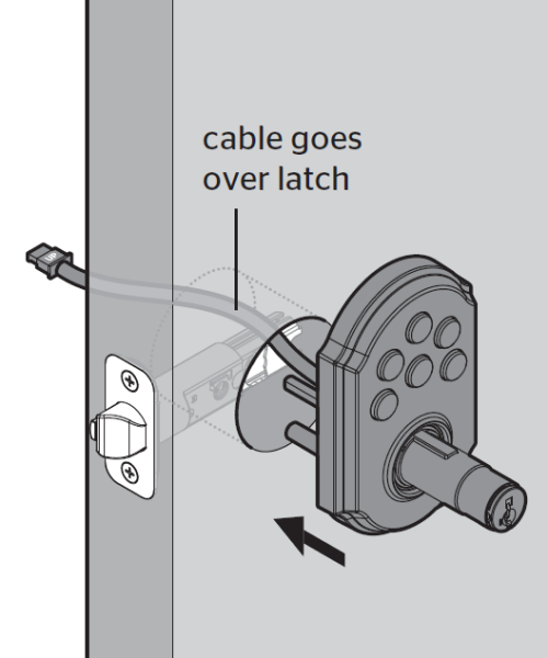 910 Kwikset Deadbolt Install Exterior Keypad