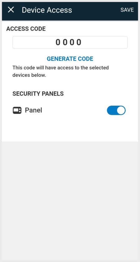 006c BH(M) Enable Panel Access with Code Toggle Button