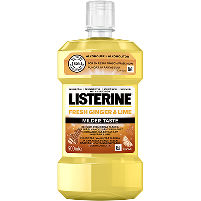 LISTERINE® Fresh Ginger & Lime Milder Taste