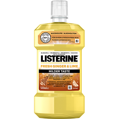 LISTERINE® Fresh Ginger & Lime Milder Taste