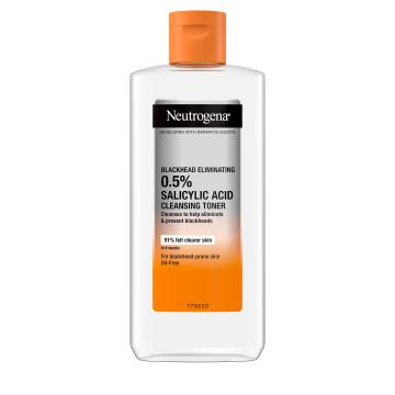 Neutrogena<sup>®</sup> <br>Blackhead Eliminating <br>0.5 % Salicylic Acid Face Toner​ Updated claims​