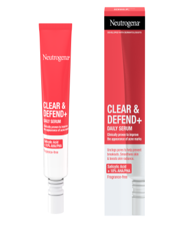 Neutrogena<sup>®</sup> <br>Clear & Defend+ Daily Serum