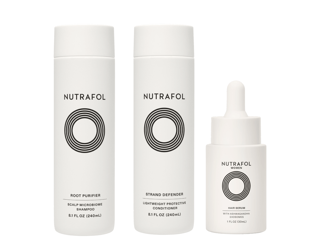 Shampoo, Conditioner, + Hair Serum