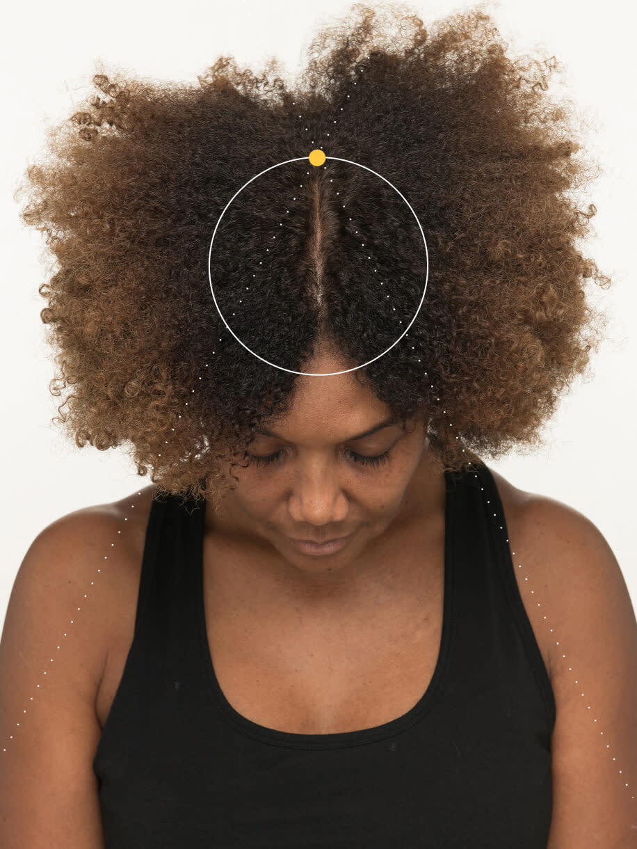 Kimberly 6 months into taking Nutrafol Women’s Balance Hair Growth Nutraceutical. Results are from a clinical study and may vary