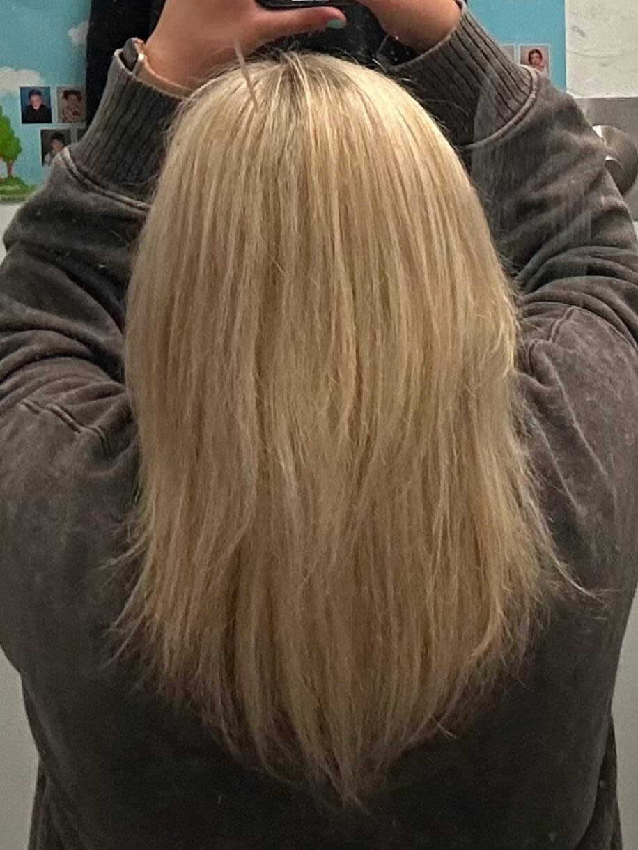 Katie 3 months into taking Nutrafol Women Hair Growth Nutraceutical. Results are from a clinical study and may vary