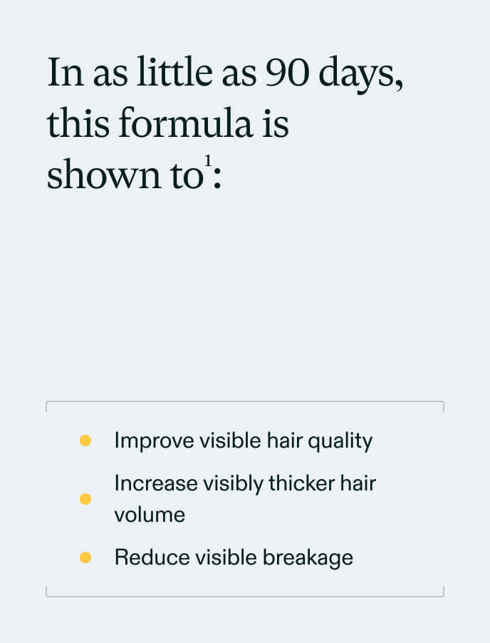 Standardized vitamins, minerals, and natural ingredients for consistently reliable results—always.