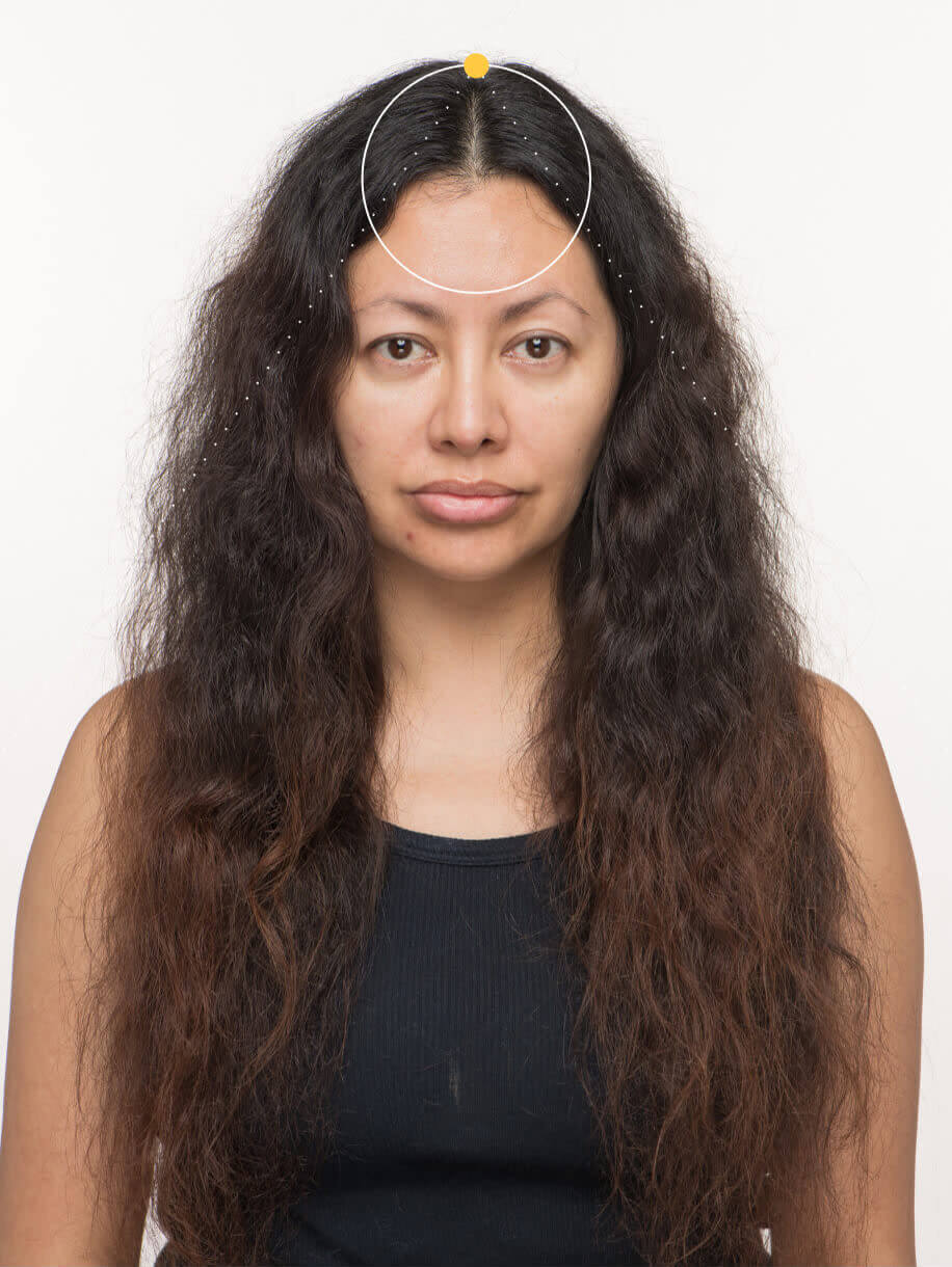 Kayla 6 months into taking Nutrafol Women Vegan Hair Growth Nutraceutical. Results are from a clinical study and may vary