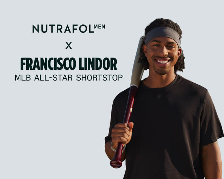 Nutrafol Men x Francisco Lindor, MLB All-Star Shortstop