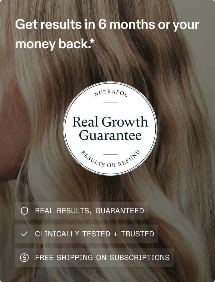 Nutrafol Real Growth Guarantee