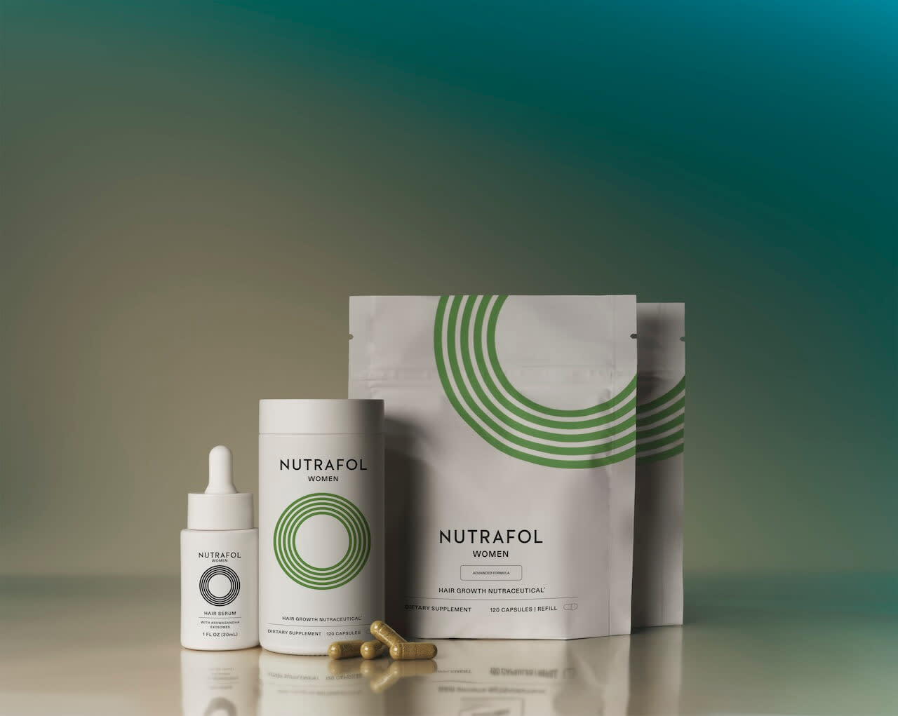 Women Hair Growth Nutraceutical with Hair Serum