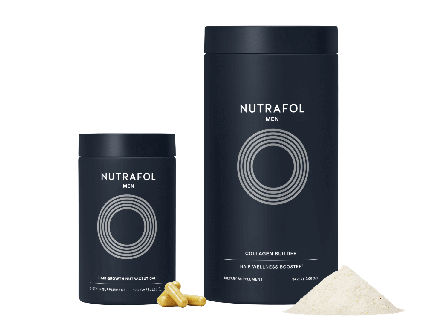 NUTRAFOL MEN + <br class='block md:hidden' />COLLAGEN BUILDER