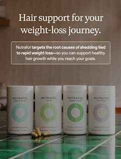 GLP-1 Hair Thinning? Support Growth with Nutrafol