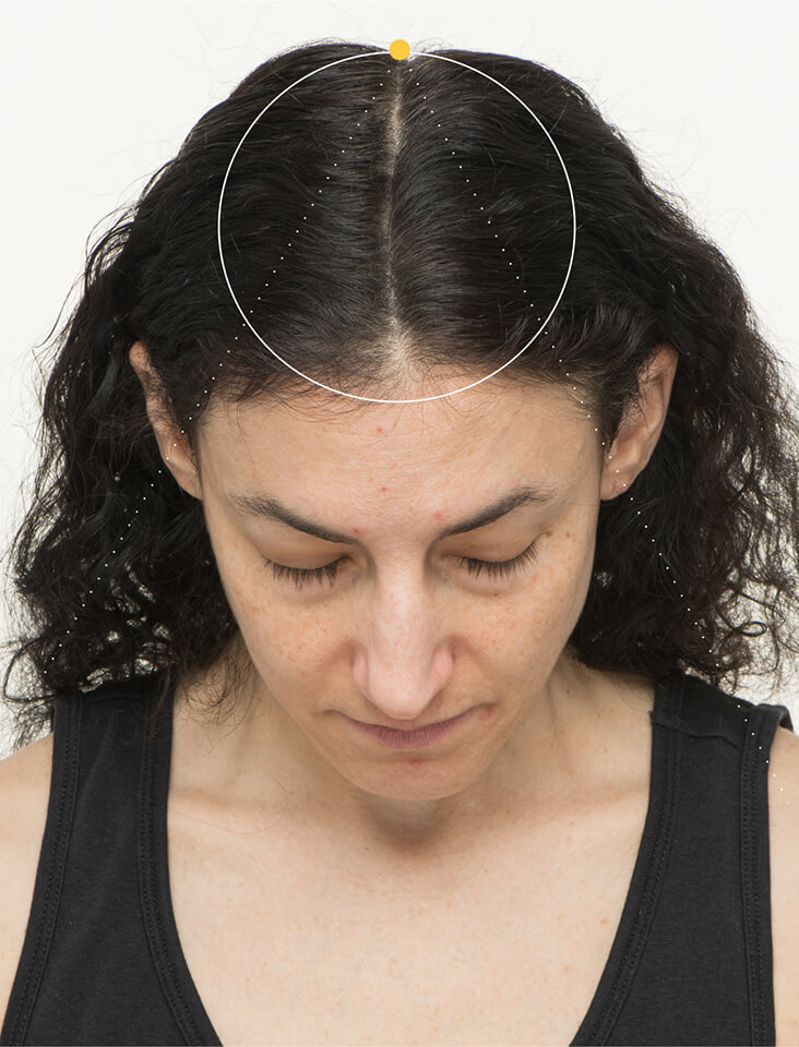 Aliza 6 months into taking Nutrafol Women Hair Growth Nutraceutical. Results are from a clinical study and may vary