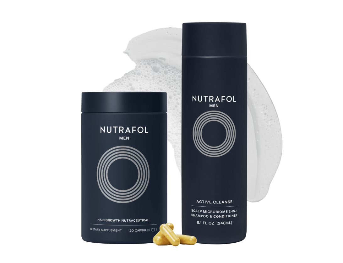 Nutrafol Men<br /> with 2-in-1 Shampoo<br /> and Conditioner