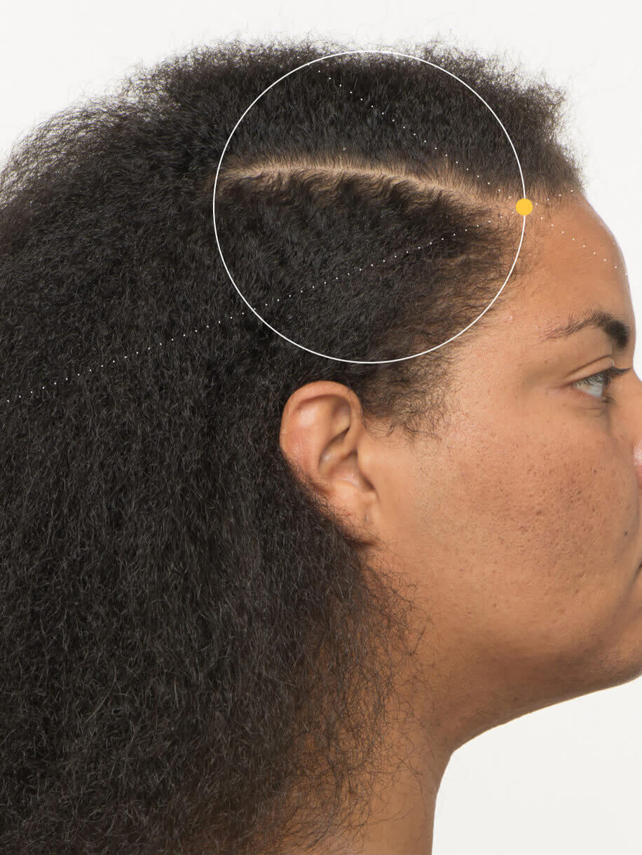 Dawnte 3 months into taking Nutrafol Women Hair Growth Nutraceutical. Results are from a clinical study and may vary