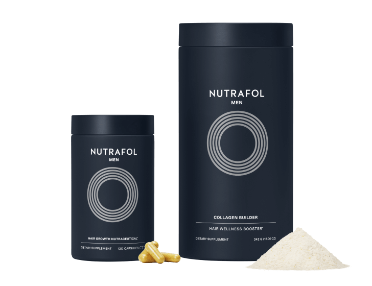 NUTRAFOL MEN WITH <br class='block md:hidden' />COLLAGEN BUILDER