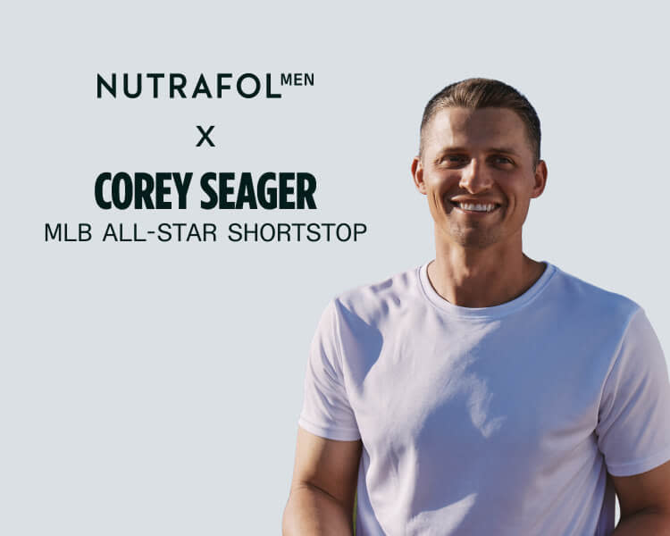 Nutrafol Men x Corey Seager, MLB All-Star Shortstop