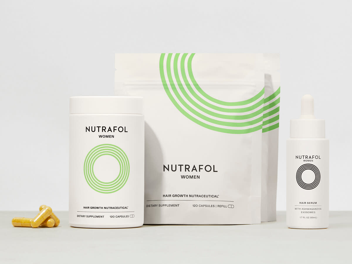 Women Hair Growth Nutraceutical with Hair Serum