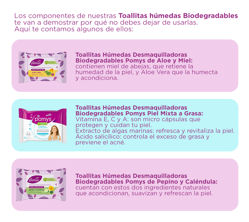 Toallitas biodegradables