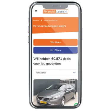 mobiele website van financial lease