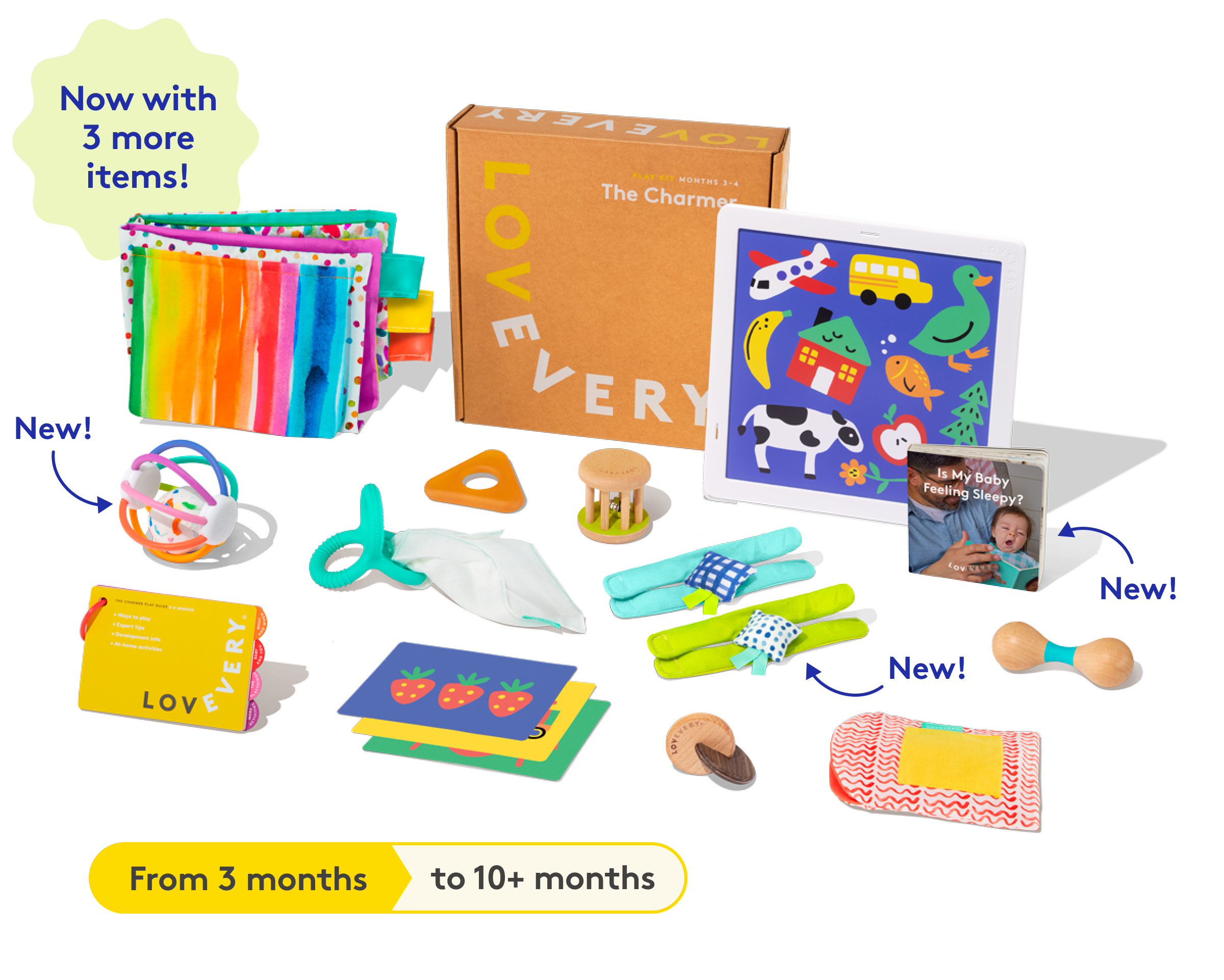 The Charmer Play Kit | 3- to 4-Month-Old Baby Toys | Lovevery The Charmer Play Kit | 3- to 4-Month-Old Baby Toys | Lovevery